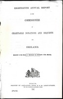 Hercules Macdonnell - Eighteeenth Annual Report of the Commissioners of Charitable DonationsAnd bequests for Ireland -  - KEX0309067