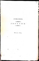  - Finance Ireland March 1805. Finance Accounts for Ireland for the Year ended fifth January 1805 -  - KEX0309128