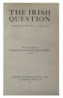 Foreword By Sir Horace Plunkett - The Irish Question - B002ERN4O6 - KHS1001700