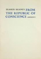 Seamus Heaney - From The Republic Of Conscience -  - KHS1003436