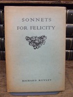 Richard Rowley - Fifty Sonnets for Felicity -  - KHS1003877