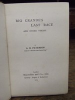 A B Patterson - Rio Grande's Last Race:  And Other Verses -  - KHS1004518