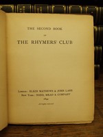  - The Second Book of the Rhymers' Club -  - KHS1007026