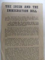 (Connolly Association) - The Irish and the Immigration Bill -  - KHS1008992