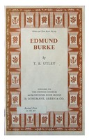 T E Utley - Edmund Burke -  - KHS1015264