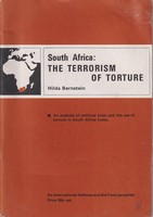 Hilda Bernstein - South Africa: Terrorism of Torture - 9780901500151 - KMK0016830