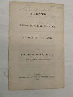 Henry Woodward - A letter to the Right Hon. E.G. Stanley on Tithes in Ireland -  - KON0823155