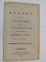 Robert Stewart - A Report of Two Speeches delivered by the Rt. Hon. Lord Viscount Castlereagh, in the Debate on the Regency Bill, on April 11th, 1799 -  - KON0823168