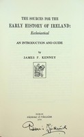 Kenney, James F. - Sources for the Early History of Ireland: Ecclesiastical - An Introduction and Guide - 9780906553008 - KSG0022791