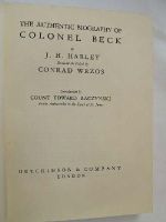 Conrad Harley J. H.; Wrzos - The Authentic Biography Of Colonel Beck -  - KST0006229
