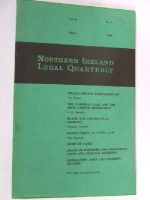 Various - Northern Ireland Legal Quarterly Vol. 20 -  - KST0011687