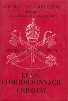 Dr. Cormac Ó Cuilleanáin A D'aistrigh - Leasú Comhdhaonach Críostaí -  - KTK0002344