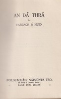 Tarlach O Huid - An Dá Thrá -  - KTK0098895
